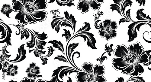 Vector art of a seamless houndstooth pattern in shades of black, teal, and brown creates a retro and stylish background with a space for a brand name