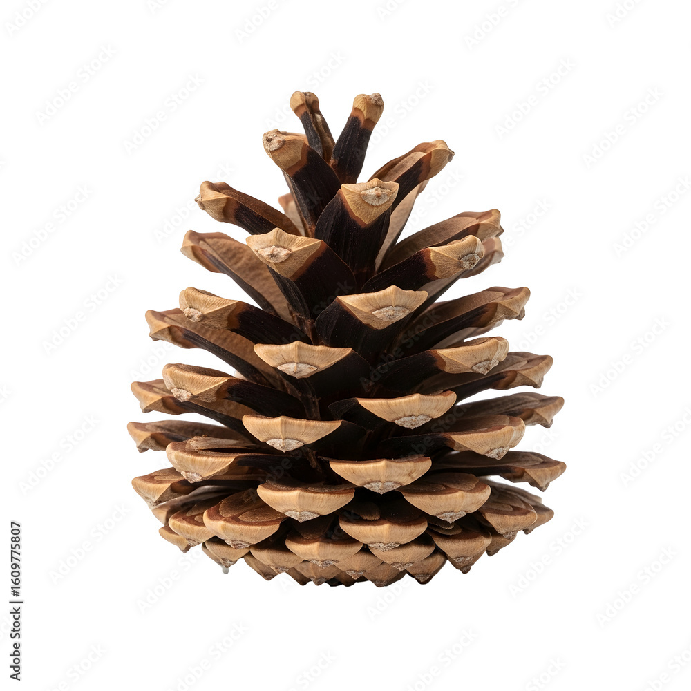 Pinecone close up on black background Pinecone close up on black background