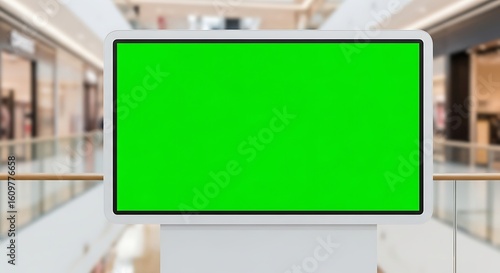 Modern study desk with a digital tablet featuring a green screen for mockups, surrounded by colorful books.