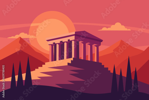 vector illustration of a city