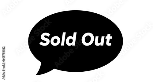 sold out text, vector sold out, comic speech bubble, bubble with text, sold out sticker, red sold out label, limited availability, unavailable product, vector bubble icon, sale over sign, speech bubbl