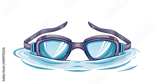 Diving goggles, Swim protection, Clear goggles, Anti-fog goggles, Silicone goggles, Swimming equipment, Swim safety, Adjustable goggles, Kids swimming goggles, Adult swim goggles, Swimming eye gear, S