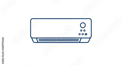 Cooling icon, HVAC icon, Wall AC unit, Climate control icon, Air cooling, Appliance icon, Flat AC icon, Smart AC symbol, AC remote icon, Temperature icon, Blue AC icon, Energy saver icon, Split AC ico