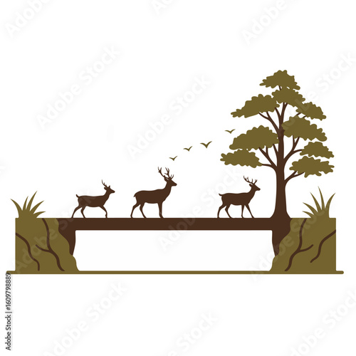 Wildlife Corridor vector