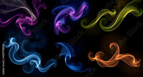 Smoke art, Vivid smoke, Smoke swirl, Color explosion, Abstract background, Smoke pattern, Multicolor smoke, Artistic smoke, Fantasy smoke, Colorful mist, Abstract fog, Vibrant smoke, Smoke design, Eth