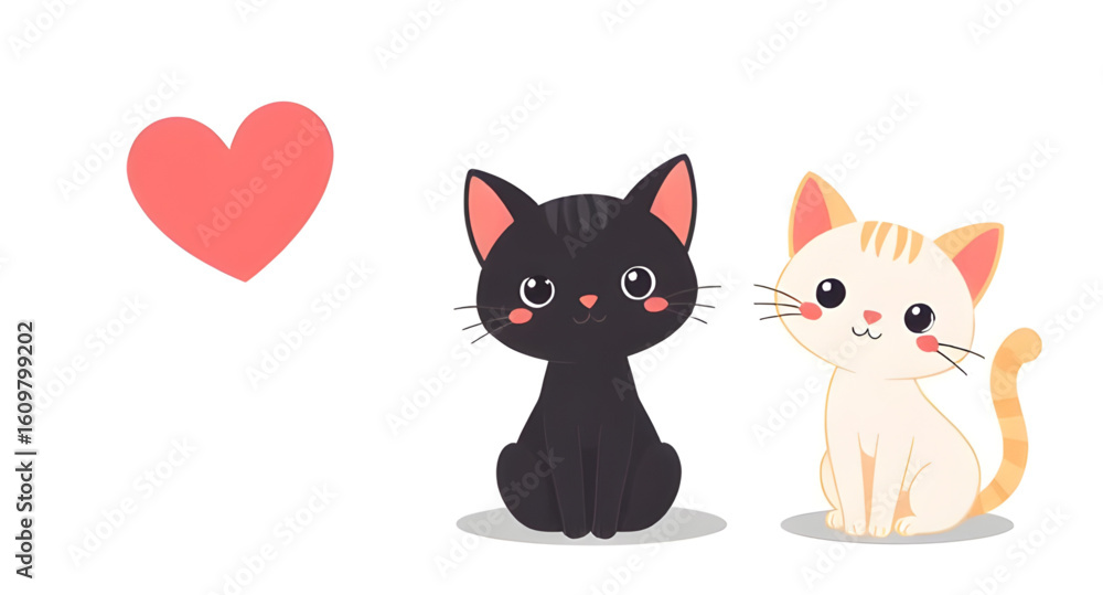 Fototapeta premium cat face with smile, cheerful kitten cartoon, smiling cartoon kitty face, funny cat clipart, cute domestic cat cartoon, cat smile icon, cartoon kitty drawing, adorable kitten art, cat mascot smiling, 