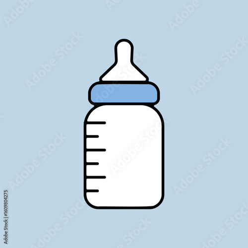 Baby feeding bottle vector isolated icon
