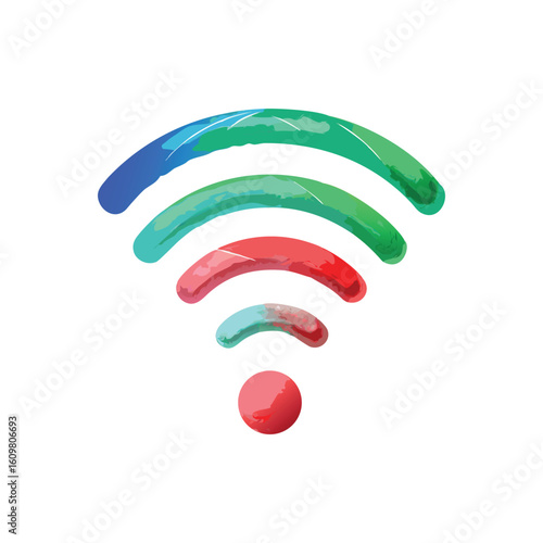 wi fi icon vector illustration