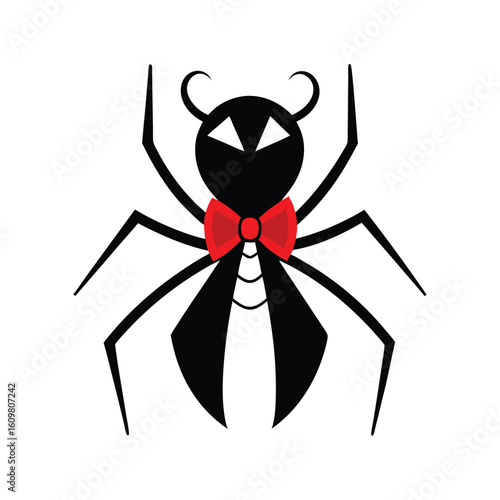 spider with bowtie