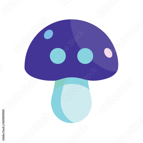glowing mushroom with ghostly glow