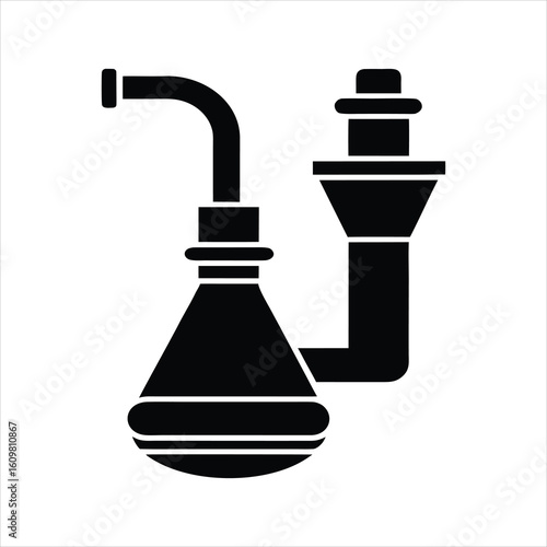 Water Pipe Device Flat Vector Design