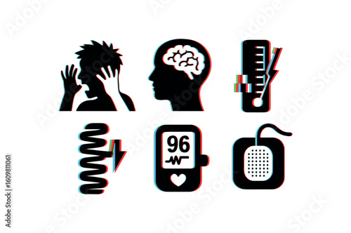 isolated backgond fear startle sensor fear amygdala scan fear cortisol spike meter fear tremor coil fear pulse oimeter fear GSR pad