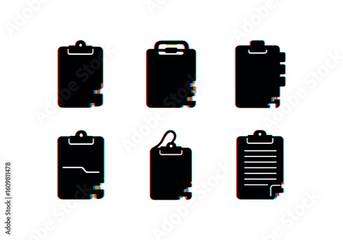 isolated backgond clipboard tension spring clipboard UV sanitizer clipboard inde tabs clipboard stora pocket clipboard lanyard attachment clipboard notepad