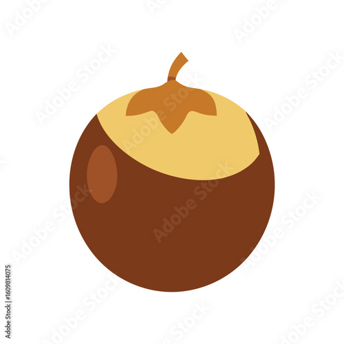 single roasted chestnut