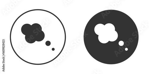 Thought bubble icon Symbol, logo illustration. Vector graphics for web.