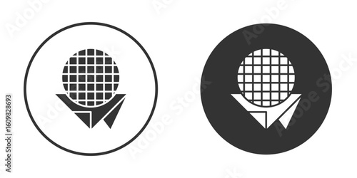Stroopwafel icon Symbol, logo illustration. Vector graphics for web.