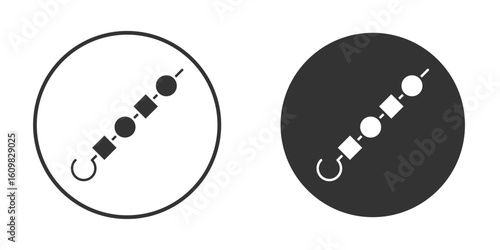 Skewer icon Symbol, logo illustration. Vector graphics for web.