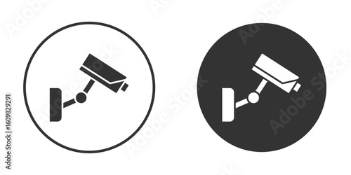 Security camera icon Symbol, logo illustration. Vector graphics for web.