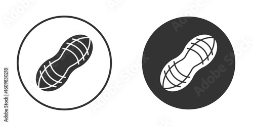 Peanut icon Symbol, logo illustration. Vector graphics for web.