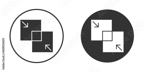 Merge icon Symbol, logo illustration. Vector graphics for web.