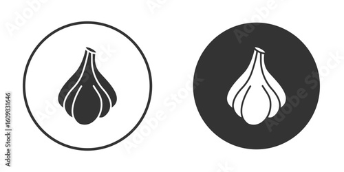 Garlic icon Symbol, logo illustration. Vector graphics for web.