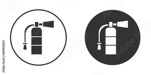 Fire extinguisher icon Symbol, logo illustration. Vector graphics for web.