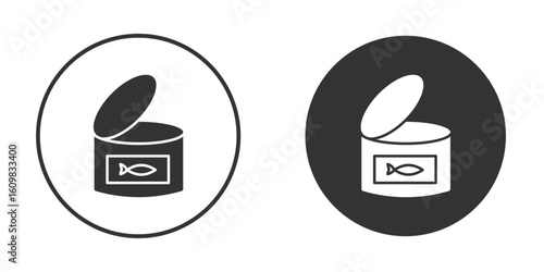 Canned food icon Symbol, logo illustration. Vector graphics for web.
