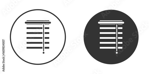 Blinds icon Symbol, logo illustration. Vector graphics for web.