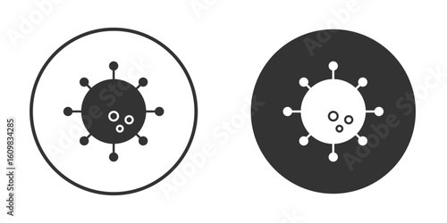 Bacteria icon Symbol, logo illustration. Vector graphics for web.