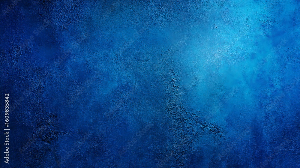 Fototapeta premium Deep Blue Grunge Texture with Soft Lighting Effects