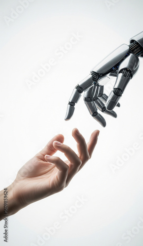 Symbolic Touch Between Human and Robot in Studio Light