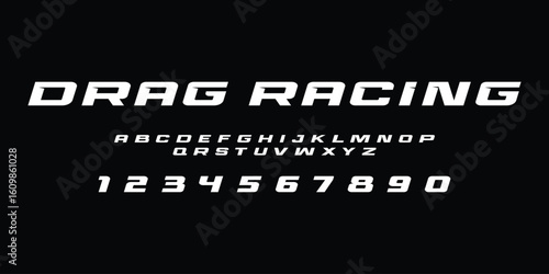Racing Speed Alphabet Font Vector Bold Sport Typography Letters Download it in high resolution format and print in any size