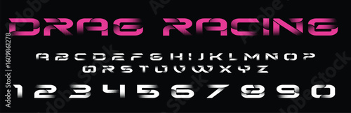 Racing Speed Alphabet Font Vector Bold Sport Typography Letters Download it in high resolution format and print in any size
