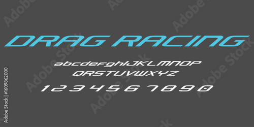Racing Speed Alphabet Font Vector Bold Sport Typography Letters Download it in high resolution format and print in any size