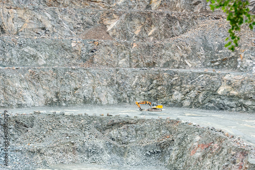 bulldozer at work site