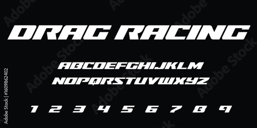 Racing Speed Alphabet Font Vector Bold Sport Typography Letters Download it in high resolution format and print in any size
