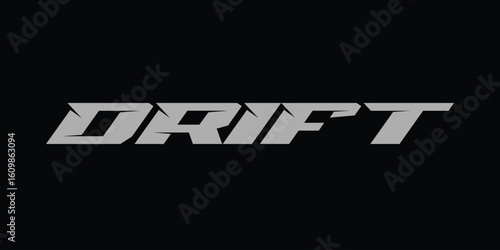 Drift Racing Speed Alphabet Font Vector Bold Sport Typography Letters Download it in high resolution format and print in any size