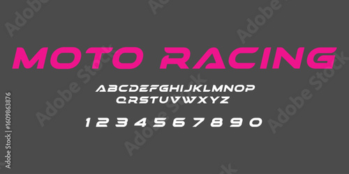 Racing Speed Alphabet Font Vector Bold Sport Typography Letters Download it in high resolution format and print in any size