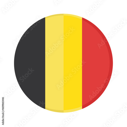 belgium flag button