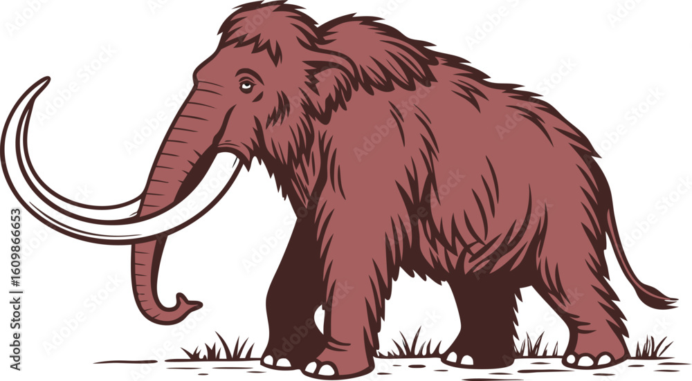 Obraz premium elephant cartoon isolated on white