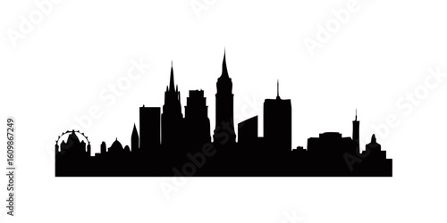 london skyline silhouette