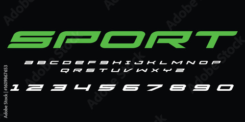 Racing Speed Alphabet Font Vector Bold Sport Typography Letters Download it in high resolution format and print in any size