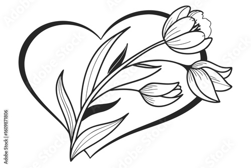 Colorful Anatomical Heart Illustration with Intricate Details and Vibrant Palette for Medical Art or Educational Purposes