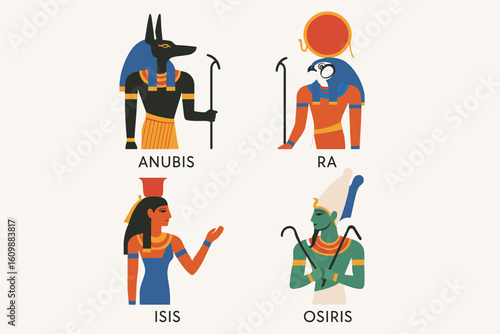 An Introduction to Ancient Egyptian Gods Anubis Ra Isis and Osiris A Comprehensive Overview of Their Roles and Significance in Mythology and Culture