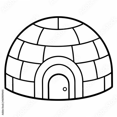 Igloo Coloring Pages – Winter, Snow, Shelter, Outline, Kids, Printable, Arctic

