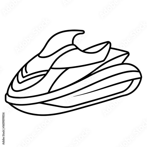 Jet Ski Coloring Pages – Water, Sport, Summer, Outline, Kids, Printable, Adventure

