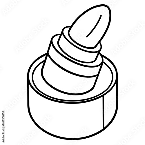 Lip Balm Coloring Pages – Beauty, Cosmetics, Outline, Kids, Printable, Skincare, Care

