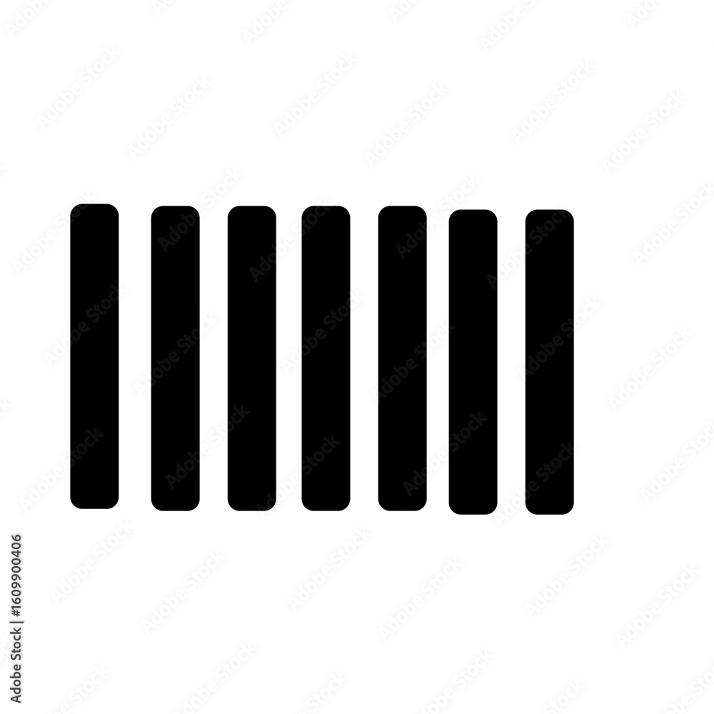 Crosswalk vector icon Crosswalk vector icon