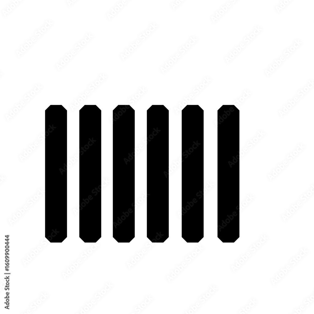 Crosswalk vector icon Crosswalk vector icon