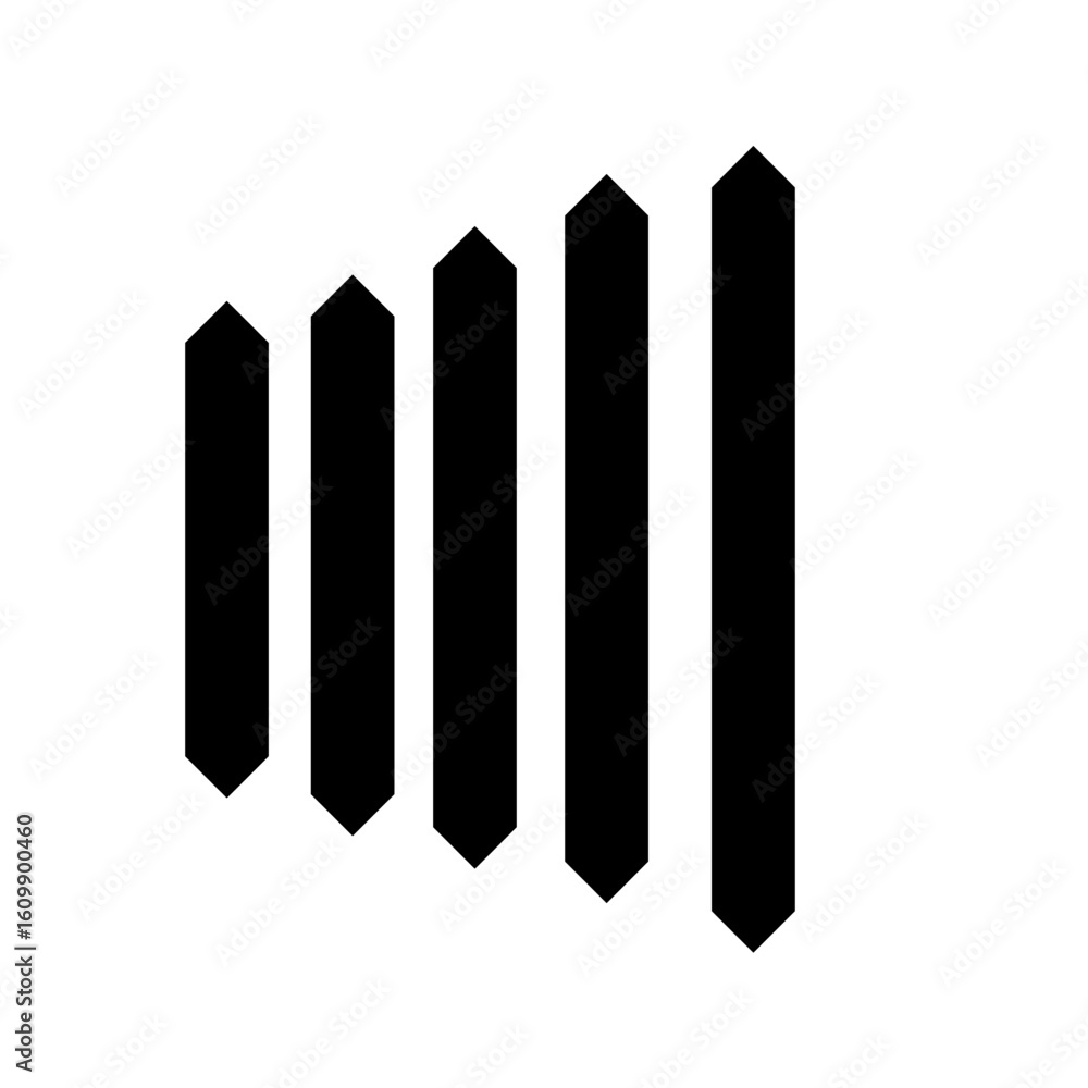 Fototapeta premium Crosswalk vector icon 